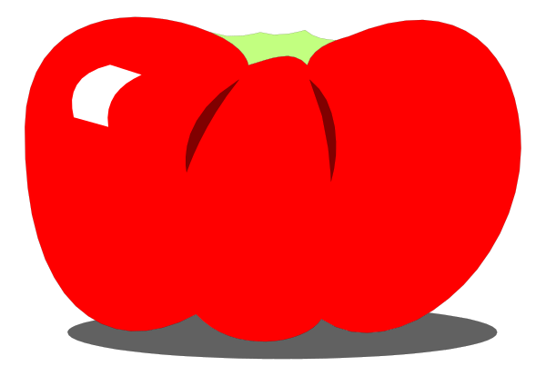 The image shows a bunch of red bell peppers with green stems on top against a black background.