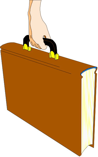 The image shows a person's hand holding two yellow pieces of paper over an open book with pages that have been torn out on top of what appears to be a wooden desk in front of which there is another, similar-looking object resembling a piece of furniture or equipment.