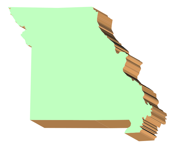 The image shows a map of an area with various colored lines overlaid on it that appear to be distorted by some sort of digital glitch effect.