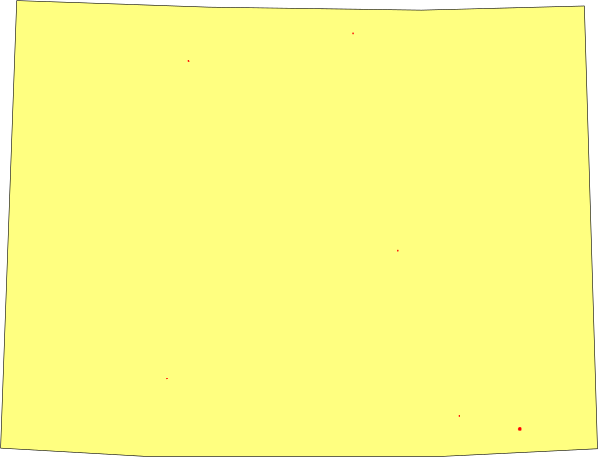 The image shows a yellow rectangle with two black rectangles on top of it against an indistinct background.