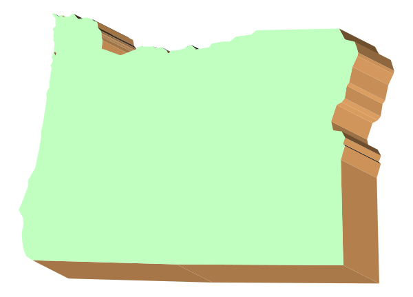 The image shows a map of Washington state with an overlaid graphic that resembles a broken window pane pattern in various shades of gray on top of it.