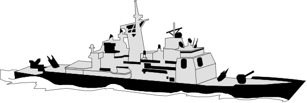 The black and white photo shows a ship with multiple masts on water under an overcast sky at nighttime.
