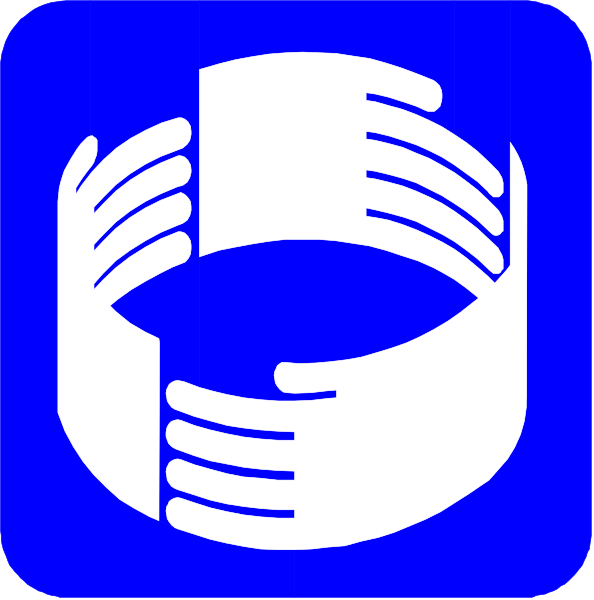 The image shows a blue icon with white text that reads "Uber" on top of it, indicating an app logo for Uber.