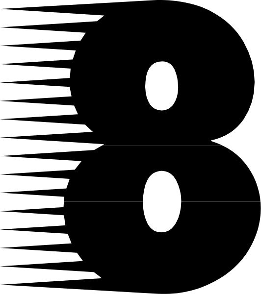 The image shows a black screen with white text that reads "1985" at both ends of what appears to be an old-fashioned computer monitor displaying lines in shades of gray on its screen, suggesting it is turned off and showing only static or noise patterns typical for CRT monitors.