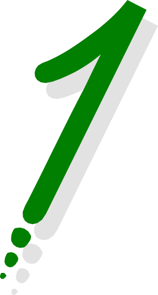 The number seven with a splash of water droplets around it on what appears to be an advertisement banner.
