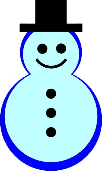 The image shows a cartoon snowman with eyes and mouth drawn on it standing against a gray background inside what appears to be an open refrigerator door.