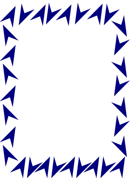 The image shows a black background with blue abstract shapes that resemble stylized waves or lines forming an irregular border around what appears to be a darker central area; there is no text present in this clip-art graphic, and it does not depict any objects, people, animals, actions, or setting.
