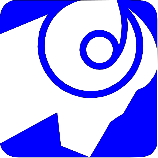 The image shows a blue logo with white text that reads "KAYAK" on both sides of an abstract design resembling two overlapping circles forming a stylized letter 'O'.