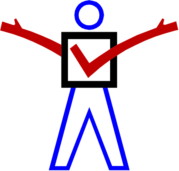The image shows a stylized graphic of two human figures with their arms outstretched as if embracing each other against an abstract background that includes geometric shapes in red, blue, black, white, and gray tones.