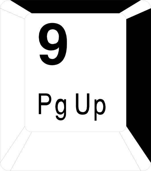 The image shows a sign with the number "9" on it next to an atomic symbol for potassium (Pu).
