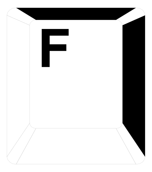 The image shows a black and white illustration of an open laptop with its screen facing upwards on what appears to be a desk surface.
