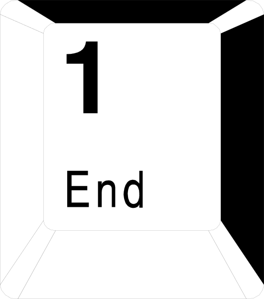 The image shows a sign with the number "1" on it at an end point of what appears to be a race track or similar competition area.
