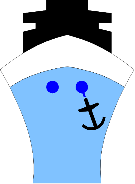 The image shows a cartoon of an ice cream cone with eyes and mouth drawn on it wearing what appears to be chef's attire; there is also a small cross atop its head.