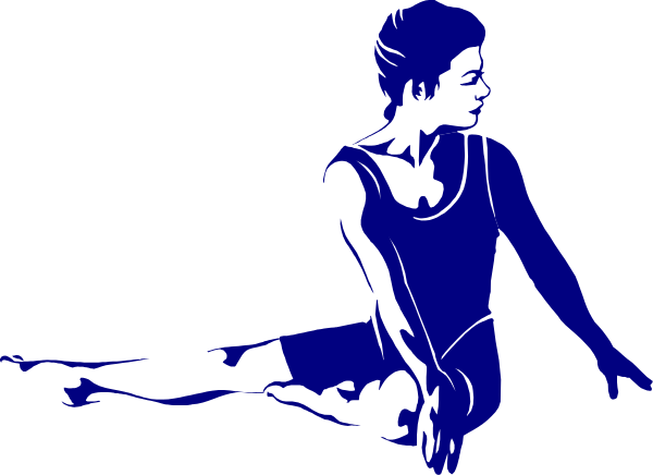The image shows a person performing yoga poses with their hands on blocks against a dark background.