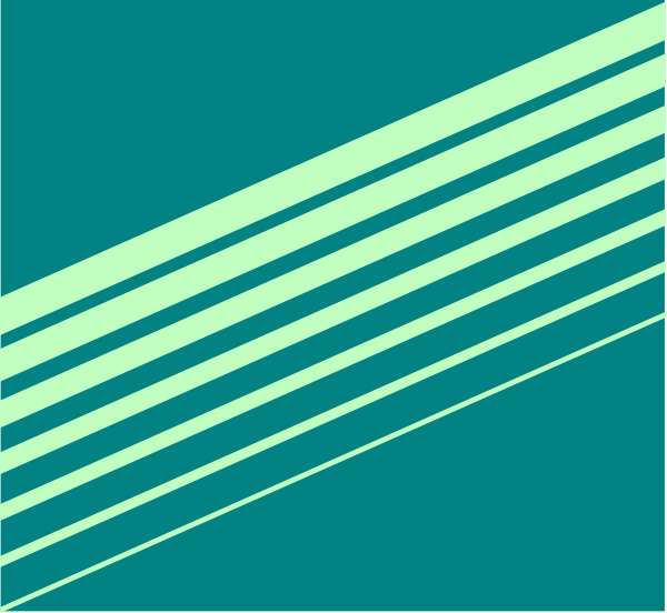 The image shows a blue background with white stripes that resemble an abstract representation of waves or lines.