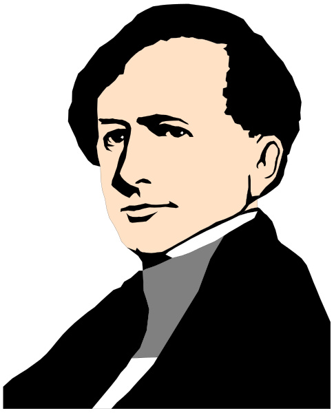 The image shows a black and white portrait of an older man with glasses wearing formal attire; he is smiling slightly at the viewer.