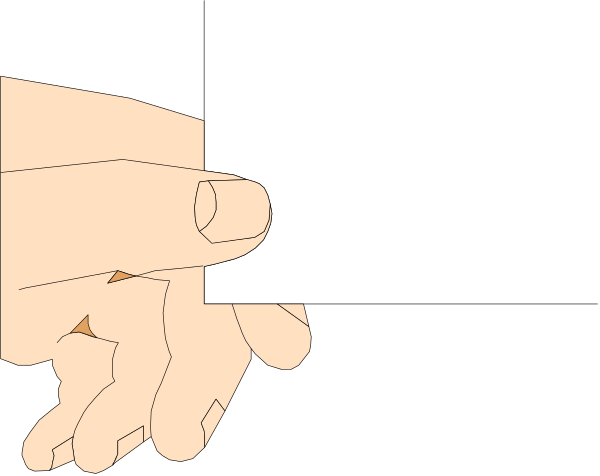 The image shows a black and white pixelated representation of two hands shaking over what appears to be an object with multiple layers on it.