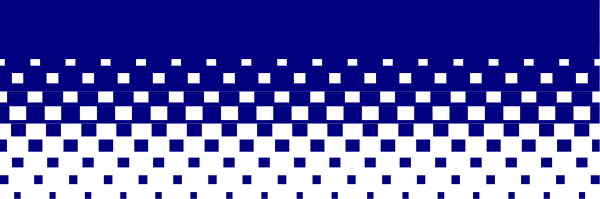 The image shows a blue checkered pattern with black lines forming an abstract design on what appears to be a gray background.