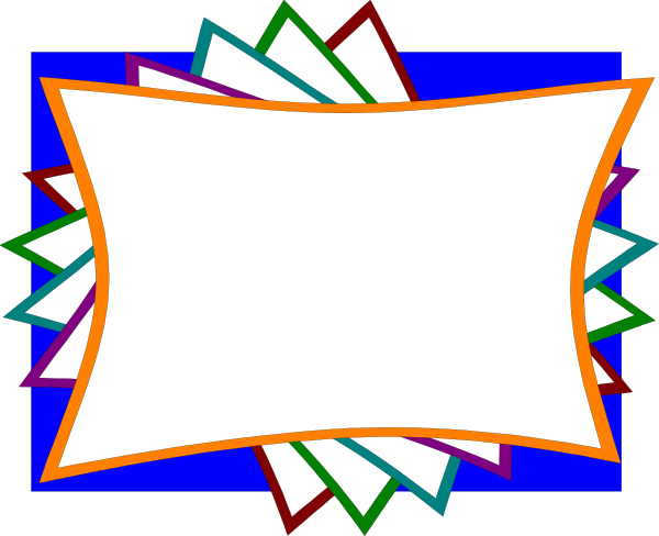 The image shows a colorful abstract design with geometric shapes resembling an explosion of papers flying outward from what appears to be a central point in various hues including blue, red, orange, yellow, green and purple against a dark background.