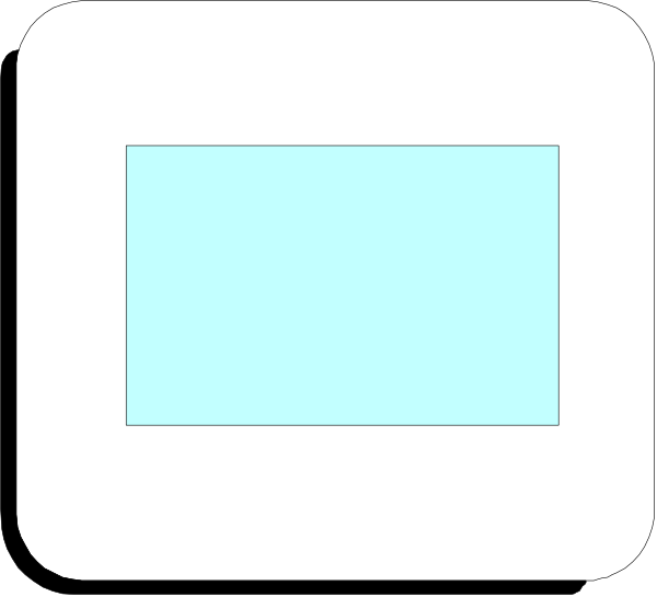 The image shows a simple graphic of an open book with two pages facing each other against a light blue background.