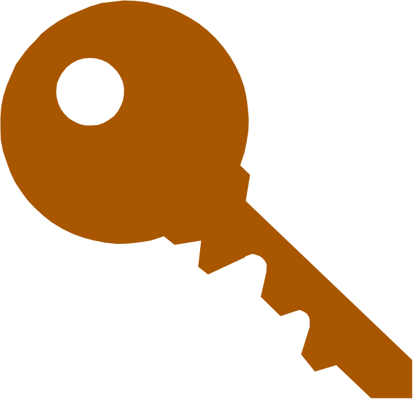The image shows two key silhouettes against a black background with no additional context provided about their location or action being taken.