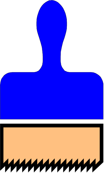 The image shows a blue thumbs up sign with an orange background on its left side.