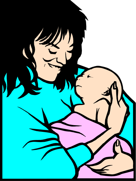 The image shows a woman holding an infant cat while standing outdoors during daylight hours under clear skies with no visible clouds.