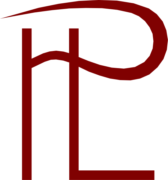 The logo of a company with an abstract design featuring red lines forming letters on top of each other against a white background.