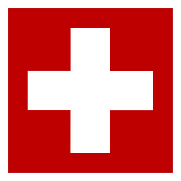 The image shows a red square with white crosses on it inside another larger rectangle that is also colored red but has no additional details visible in this description.