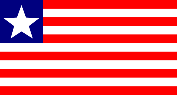 The image shows a black flag with white stars on it against an indistinct background that appears to be grayish-blue in color.