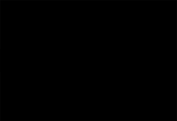 The image shows a black square with two white rectangles on either side of it against a gray background.