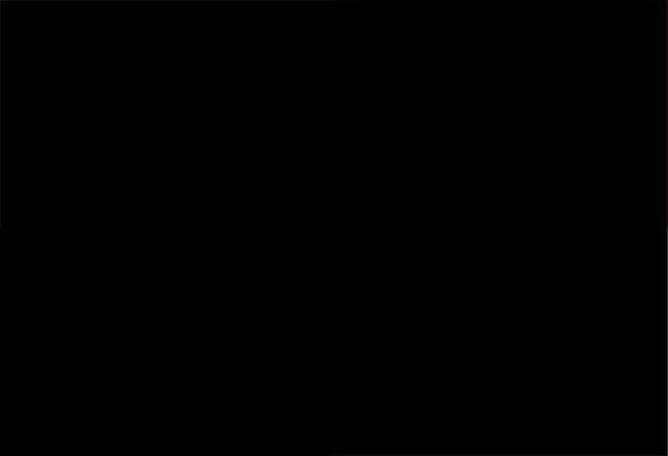 The image shows a black rectangle with two white rectangles inside it on top of each other against a gray background.