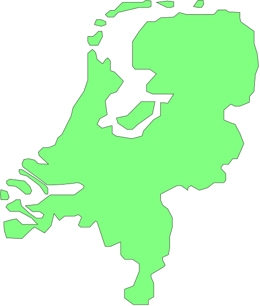 The image shows a stylized map of Europe with green shading on it against a black background.