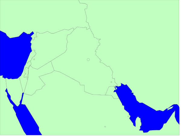 The map shows a country with blue areas indicating regions of interest within it.