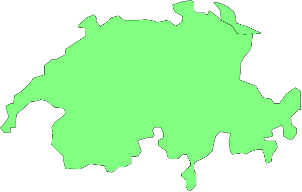 The image shows a green map of Europe with various countries outlined on it against a black background.