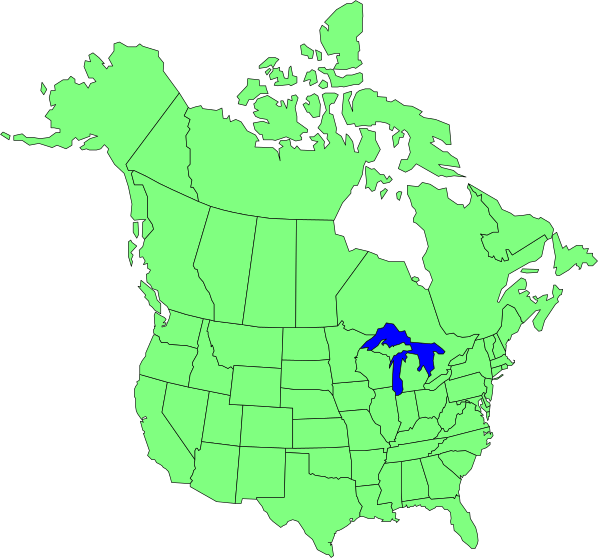The map shows a section of Canada with provinces labeled "Alberta" and "British Columbia."