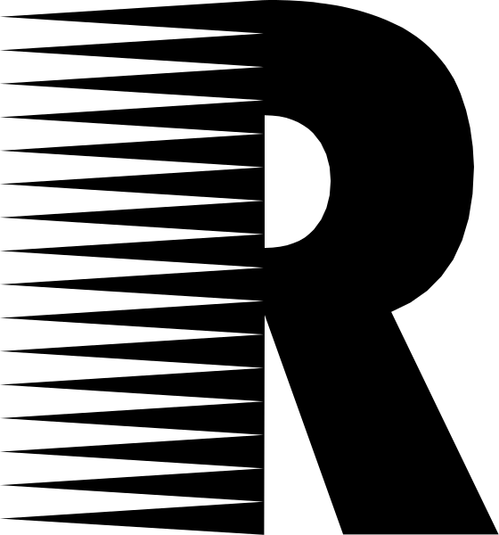 The image shows a black silhouette of an object that resembles a crescent moon against a white background with no other discernible details visible in this small clip-art format.