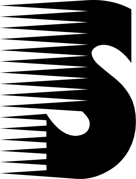 The image shows a black and white striped pattern with no distinguishable content within it.