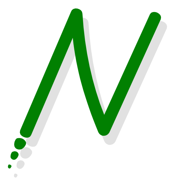 The logo of a company with an abstract design featuring green lines on white background forming letters "N" and "W".