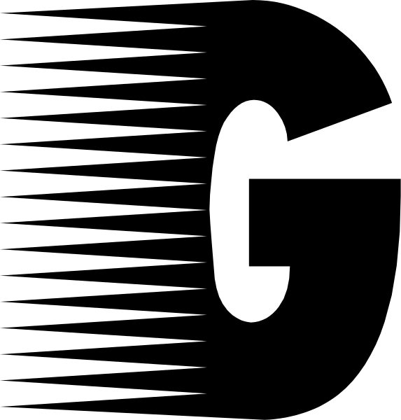 The image shows a simple black and white line drawing of three vertical lines with varying lengths against an empty background.