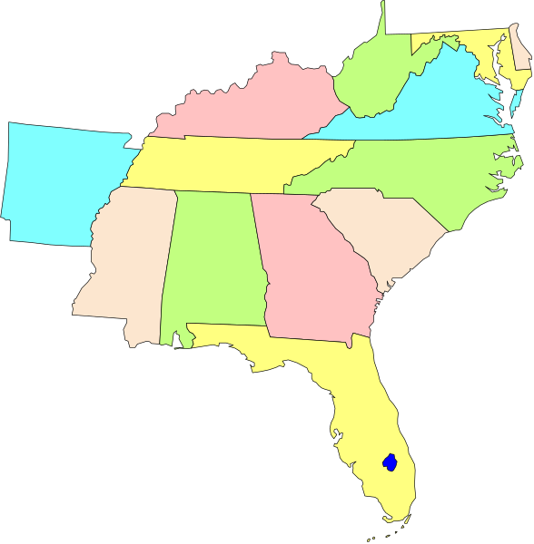 The map shows a stylized representation of the United States with states highlighted by different colored regions; it is presented as an infographic rather than realistic geography.
