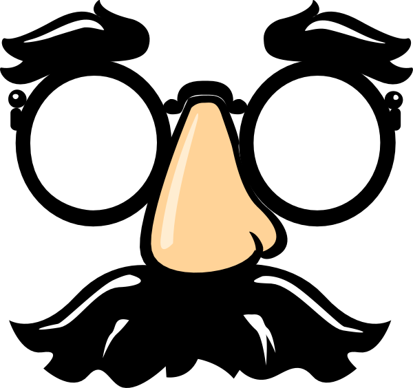 The black and white cartoon shows a caricature of an old man with exaggerated facial features such as large nose, mustache, eyebrows, and hairline receding to baldness atop his head; he appears surprised or shocked by something off-frame.