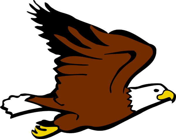 The black and white silhouette of a bird with outstretched wings flying over an open book on top of another closed one.