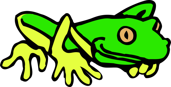 The image shows a green frog with red eyes sitting on top of what appears to be an orange flower.