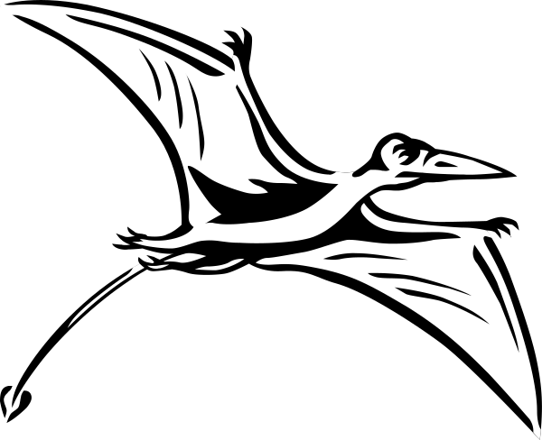 The black and white illustration shows a bat flying with its wings spread out against an indistinct background.