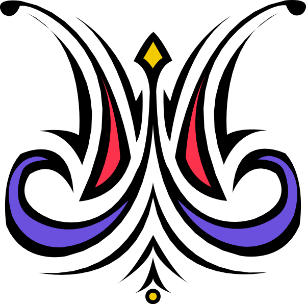 The image shows a black background with three stylized blue crescent moons on either side of what appears to be an eye in the center.