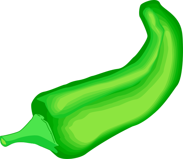 The image shows a green banana with an exaggeratedly large stem on top of it against a black background.
