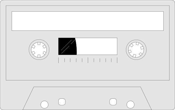 The image shows a black and white pixelated representation of an object that resembles a car with two visible wheels on its sides.