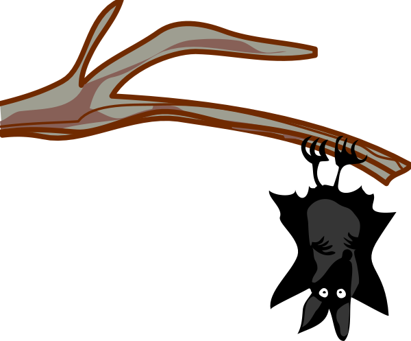 The image shows a cartoon of an alien spacecraft with two large eyes on its front landing next to what appears to be a small green creature standing upright in silhouette against a dark background.