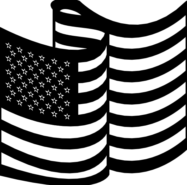 The black and white silhouette of a person with their arms outstretched above them against an abstract background filled with small stars.
